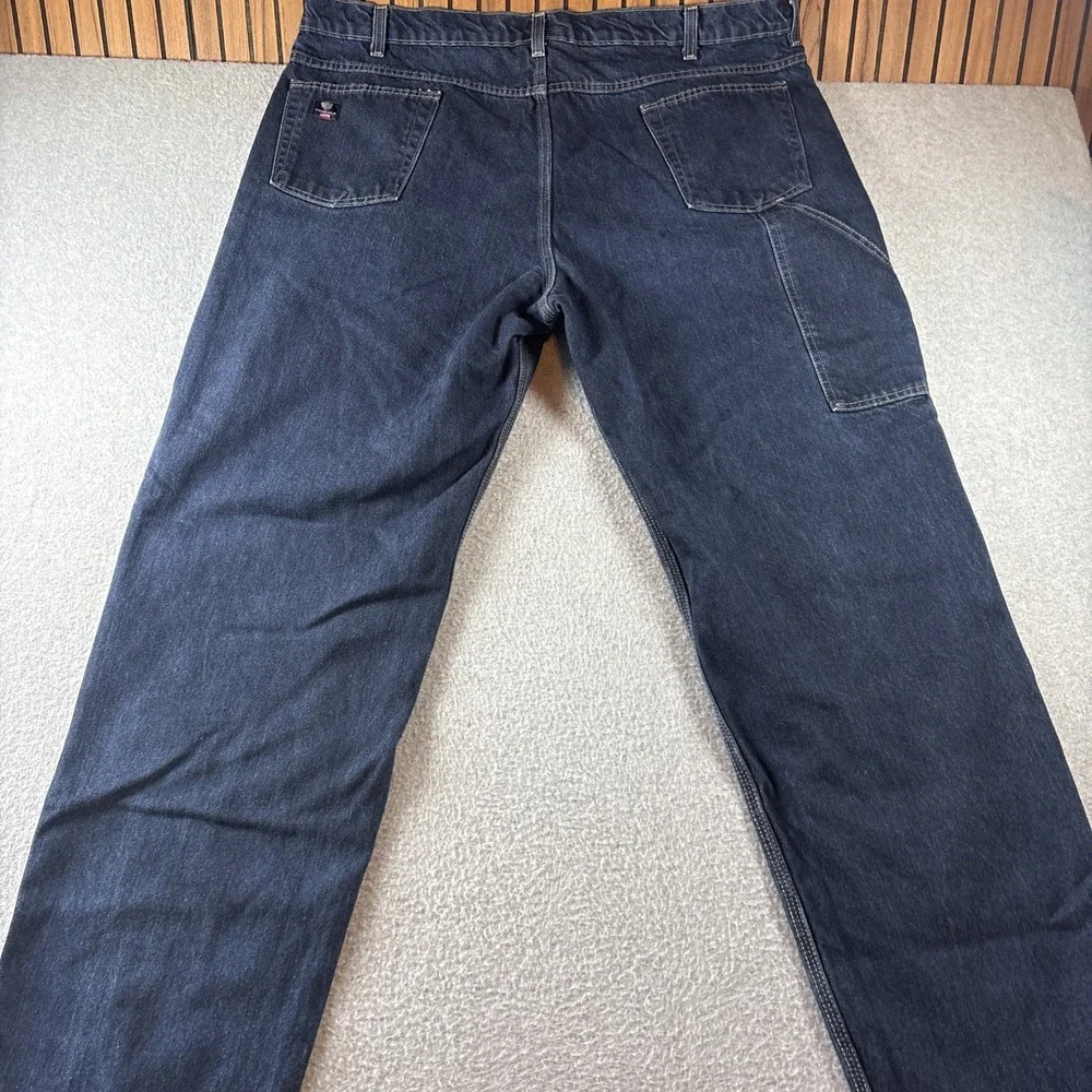 Tyndale FR Men's 42x34 Dark Wash Straight Leg AR/FR Work Construction Cat2